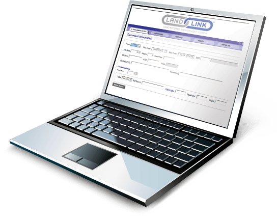 LandLink Document entry application screen shot